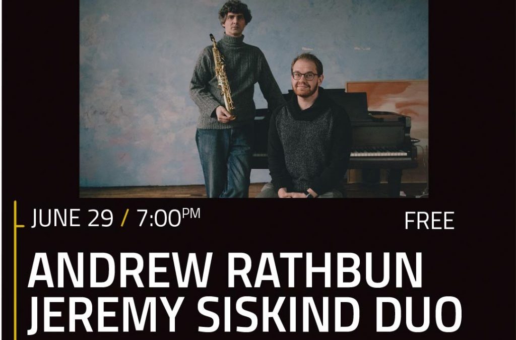 Andrew Rathbun/Jeremy Siskind @ TD Toronto Jazz Festival