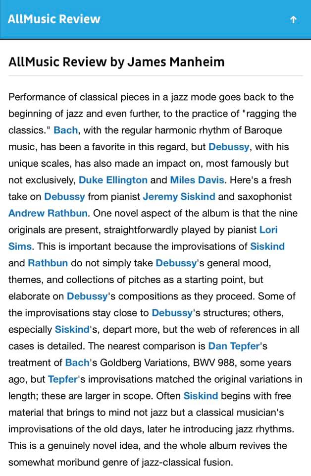 Impressions of Debussy Review