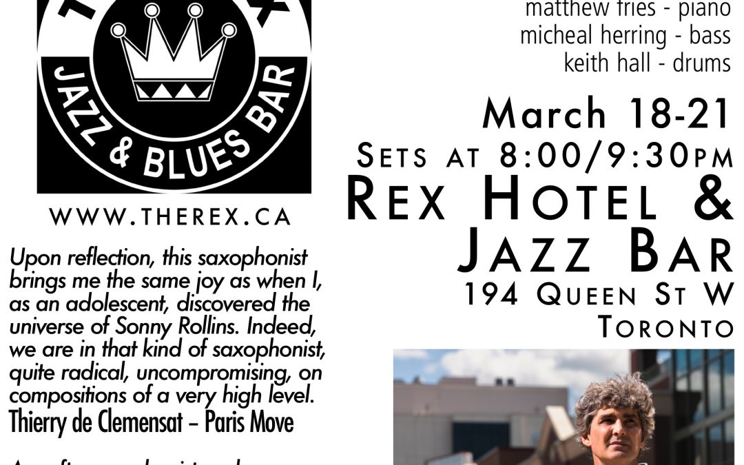 AR Quartet at the REX March 18 – 21